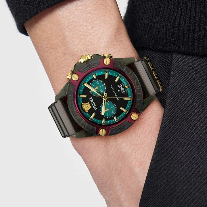 Unisex Versace New Icon Active Chronograph Watch  - VE8P00224
